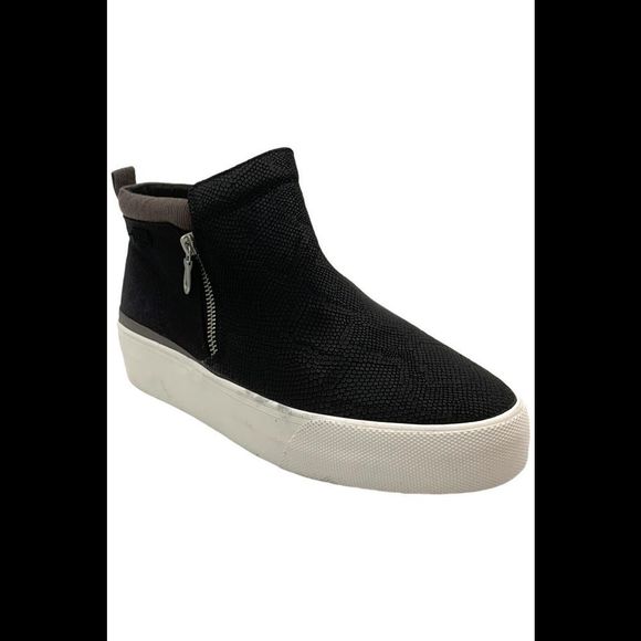 Keds Women's Cooper Zip Snake Embossed Bootie Black - Medium - Picture 1 of 3